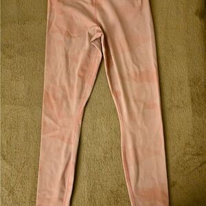 ALO Pink Camouflage Leggings